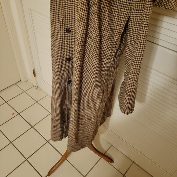 Detective Houndstooth Cape Coat Dark Academia Halloween Unisex L - Picture 3 of 7